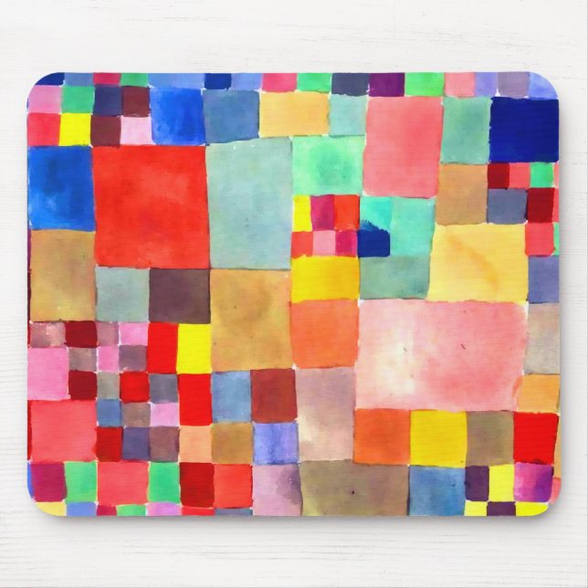 Tapis De Souris Paul Klee Flora sur le sable (Devant)