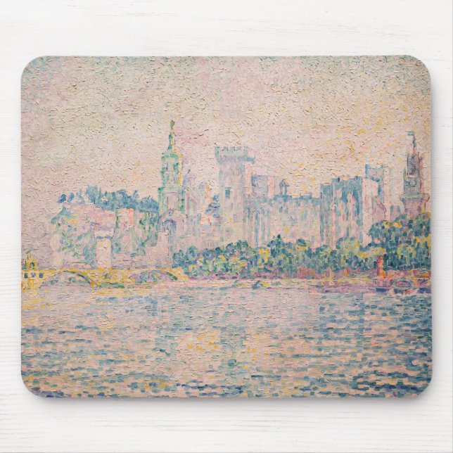 Tapis De Souris Paul Signac - Avignon, matin (Devant)