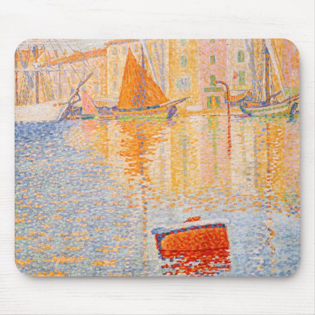 Tapis De Souris Paul Signac - La Bouée Rouge, Saint-Tropez (Devant)