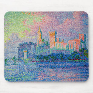 Tapis De Souris Paul Signac - Le Palais des Papes, Avignon