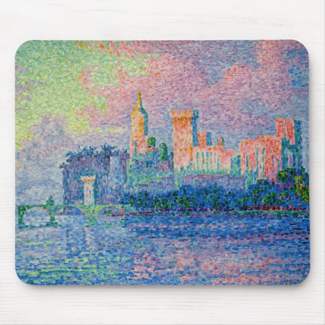 Tapis De Souris Paul Signac - Le Palais Pape, Avignon (Devant)