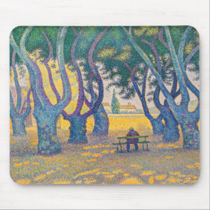 Tapis De Souris Paul Signac - Place des Lices, Saint-Tropez