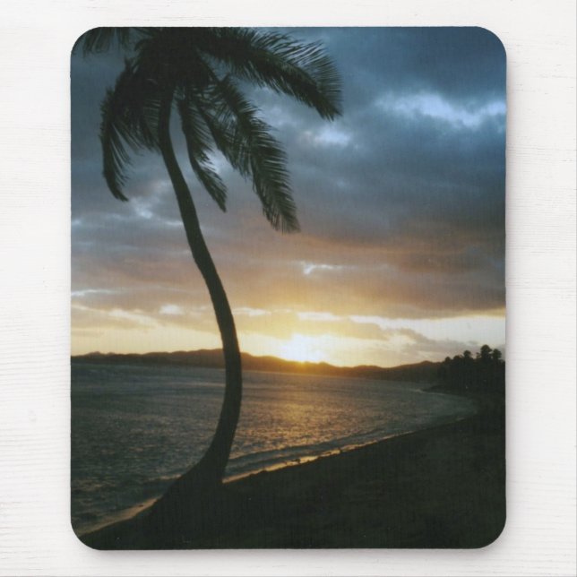 Tapis De Souris Paume Mousepad de coucher du soleil (Devant)