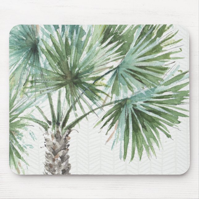 Tapis De Souris Paumes tropicales des verts I mélangé (Devant)