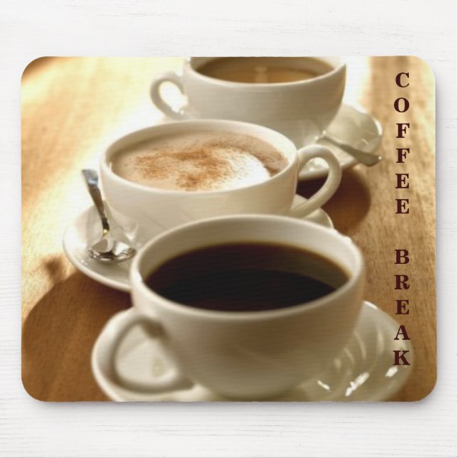 Tapis De Souris Pause-café Mousepad (Devant)