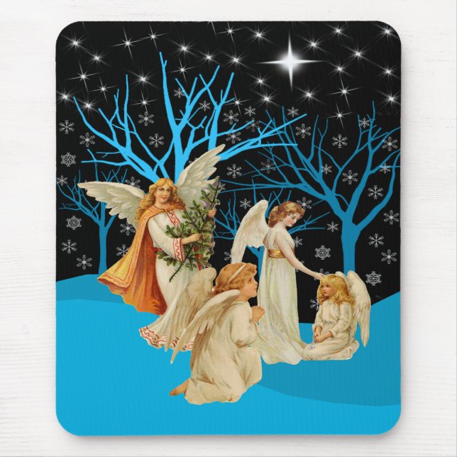 Tapis De Souris Pavé de souris Angles d'hiver (Devant)