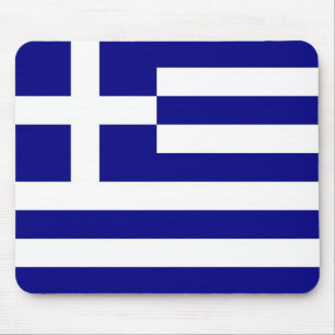 Tapis De Souris Pavé de souris avec Drapeau de Grèce