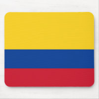 Pavé de souris avec Drapeau de la Colombie