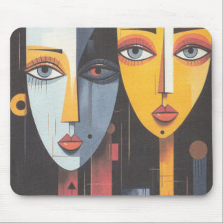 Tapis De Souris pavé de souris deux filles