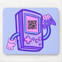 pavé de souris ms.sniperprincess avec code QR