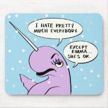 Pavé de souris Nadine personnalisé pour Emma