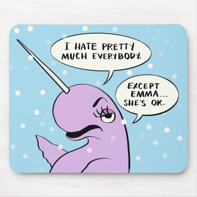 Tapis De Souris Pavé de souris Nadine personnalisé pour Emma (Devant)