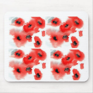 tapis de souris - pavots