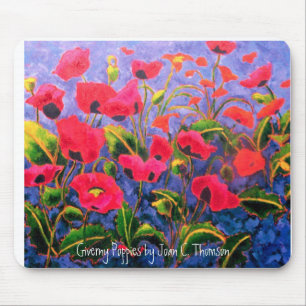 Tapis De Souris Pavots magenta Mousepad