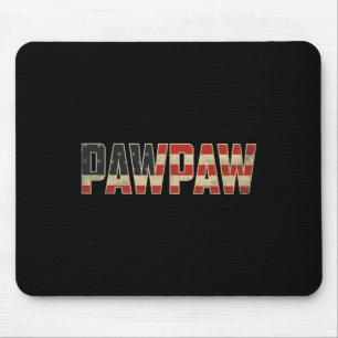 Tapis De Souris Pawpaw Drapeau Américain Patriotique Gras Fête des