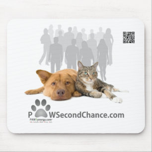 Tapis De Souris PAWSecondChance - Carte souris