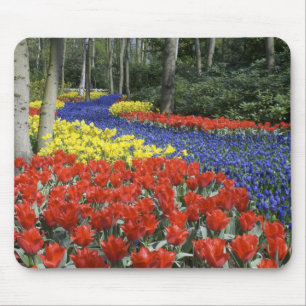 Tapis De Souris Pays-Bas, Hollande, Lisse, Jardins de Keukenhof