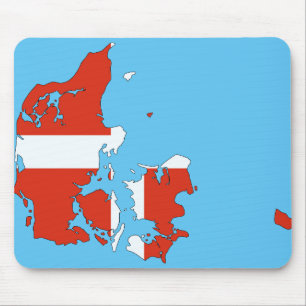 Tapis De Souris Pays du Danemark
