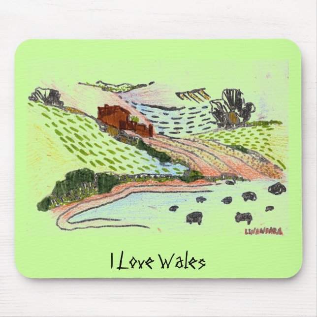 Tapis De Souris Pays gallois (Devant)