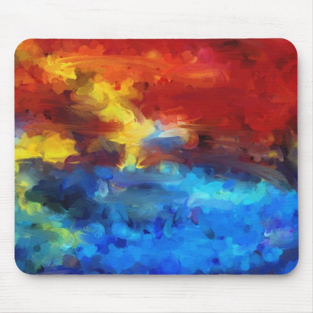 Tapis De Souris Paysage abstrait (Devant)