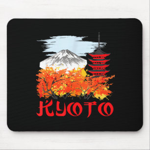 Tapis De Souris paysage automnal montagne vue panoramique de kyoto