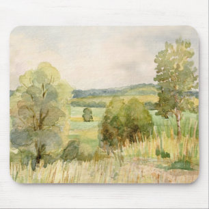 Tapis De Souris Paysage d'aquarelle