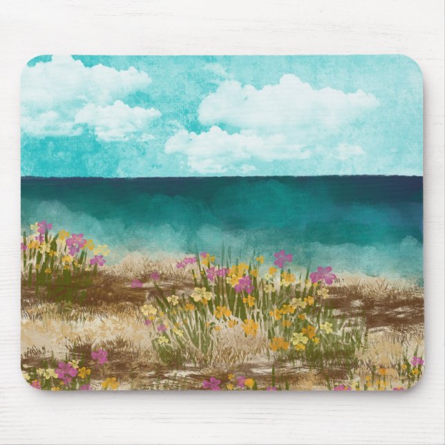 Tapis De Souris Paysage d'aquarelle Mousepad (Devant)