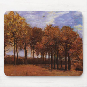 Tapis De Souris Paysage d'automne par Vincent van Gogh