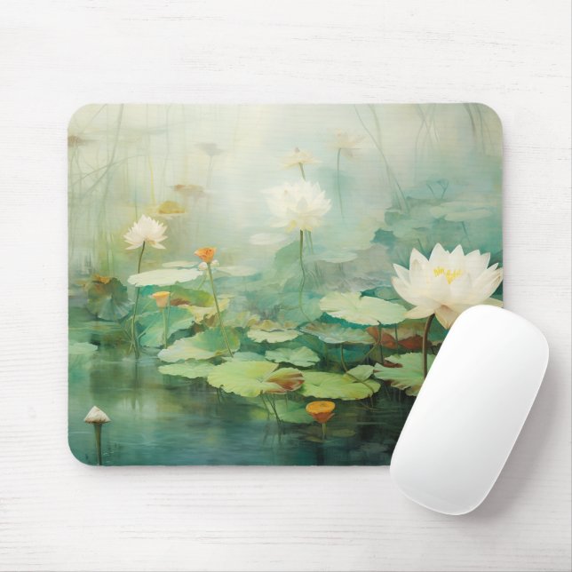 Tapis De Souris Paysage de la nature tropicale (Avec souris)