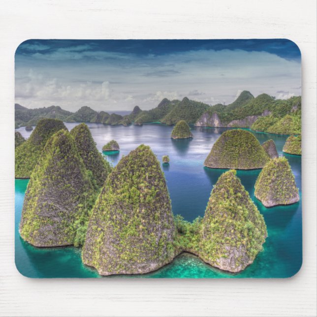 Tapis De Souris Paysage de l'île de Wayag, Indonésie (Devant)