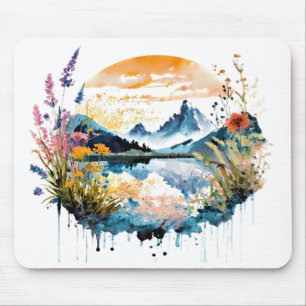 Tapis De Souris Paysage de montagne