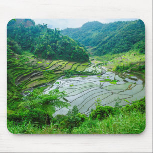 Tapis De Souris Paysage de rizières, Philippines