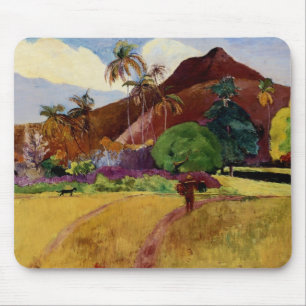 Tapis De Souris Paysage de Tahitian par Paul Gaugin