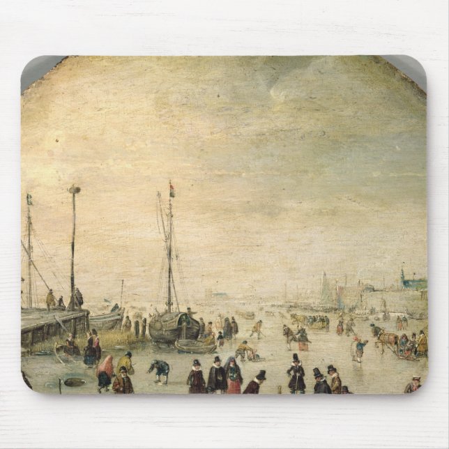 Tapis De Souris Paysage d'hiver (Devant)