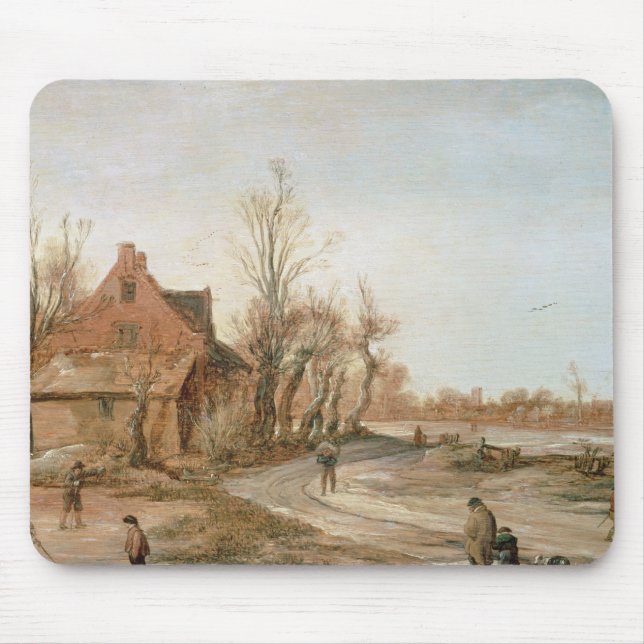 Tapis De Souris Paysage d'hiver, 1623 (Devant)