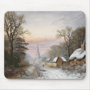 Tapis De Souris Paysage d'hiver, 1869