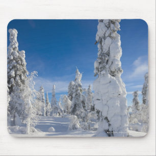 Tapis De Souris Paysage d'hiver dans Lappland