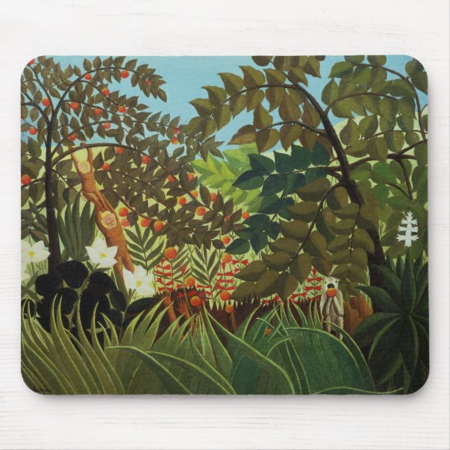 Tapis De Souris Paysage exotique (Devant)