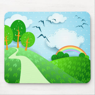 Tapis De Souris Paysage Imaginaire, mousepad