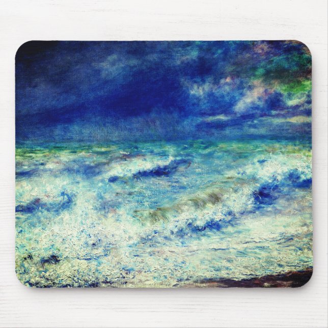 Tapis De Souris Paysage marin (1897) par Pierre-Auguste Renoir (Devant)