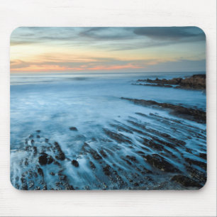 Tapis De Souris Paysage marin bleu au coucher du soleil, Californi