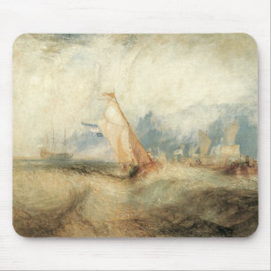 Tapis De Souris Paysage marin de navire maritime vintage par Josep