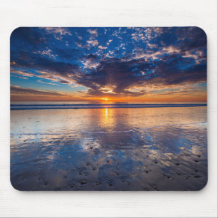 Tapis De Souris Paysage marin dramatique, coucher de soleil, CA