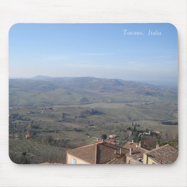 Tapis De Souris Paysage toscan Mousepad (Devant)