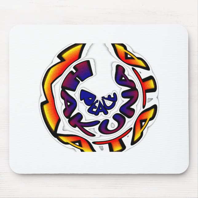 Tapis De Souris "Peace Hakuna Matata" (Devant)