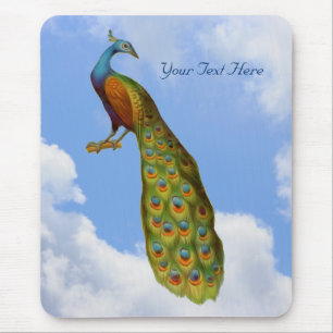 Tapis De Souris Peacock Art Animal Mousepad