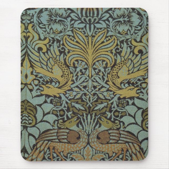 Tapis De Souris Peacock et Dragon (par William Morris) (Devant)