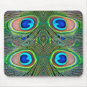 Tapis De Souris Peacock Feathers