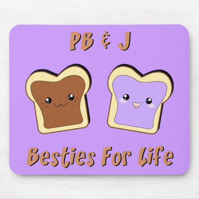 Tapis De Souris Peanut Butter and Jelly (Devant)