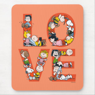 Tapis De Souris Peanuts - LOVE